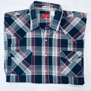 ELY PLAINS XXL CASUAL WESTERN SHIRT